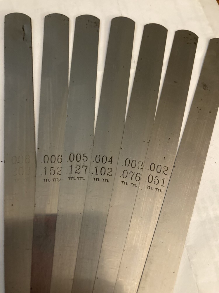 Matco Tools FG-9 Piston Feeler Gauge 9’’ 8 Blade