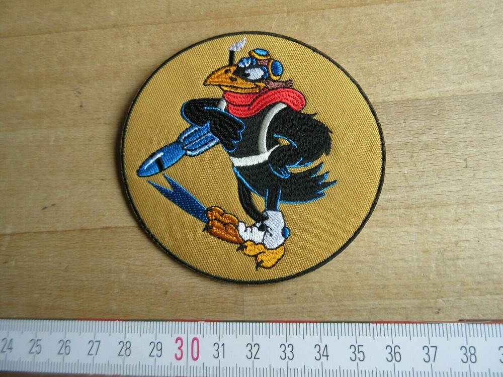 The Crow Flight Squadron 41st Bomb Group 7th Airforce USAAF Flight Jacket Patch