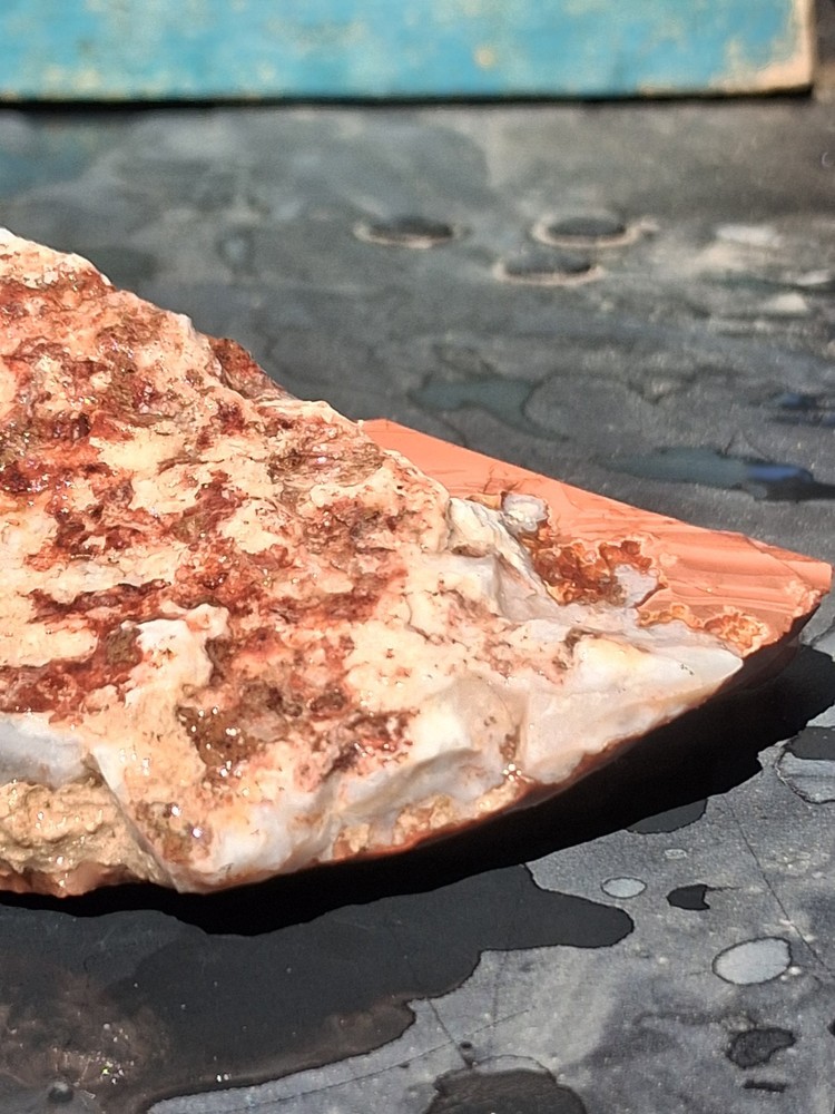 Jasper Red Banded Lapidary Potential