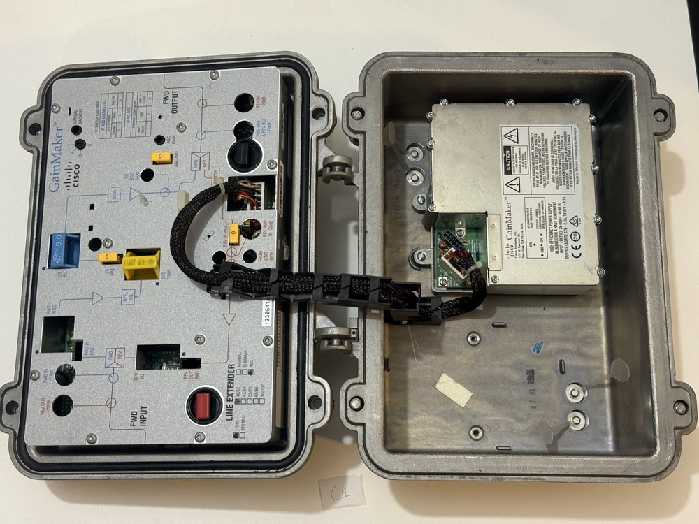 Cisco GainMaker Broadband Amplifier 35-90VAC Input, 39.0W, 15A Passing