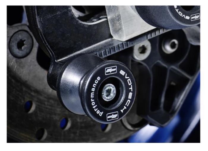 Aprilia Tuono V4 M6 (2011-2014) - Evotech Performance Paddock Stand Bobbins