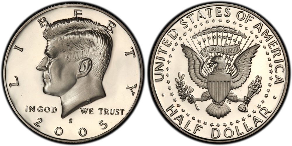 2005 S PROOF Kennedy Half Dollar From Proof Sets