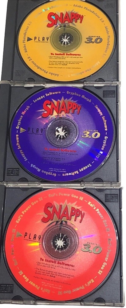 Snappy 3.0 Software 3 Disc Set