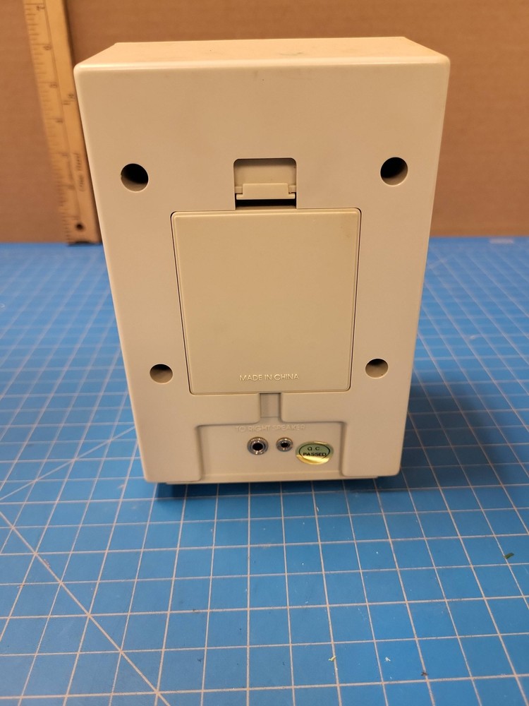 Addison Technologies Compact Disc Speakers Vintage Computer Audio Pair