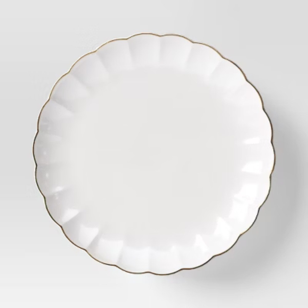 Ribbed Scallop Cake Stand - Threshold