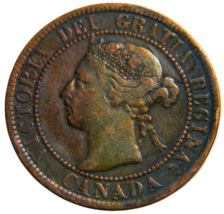 Canada 1895 One Cent  (0729)