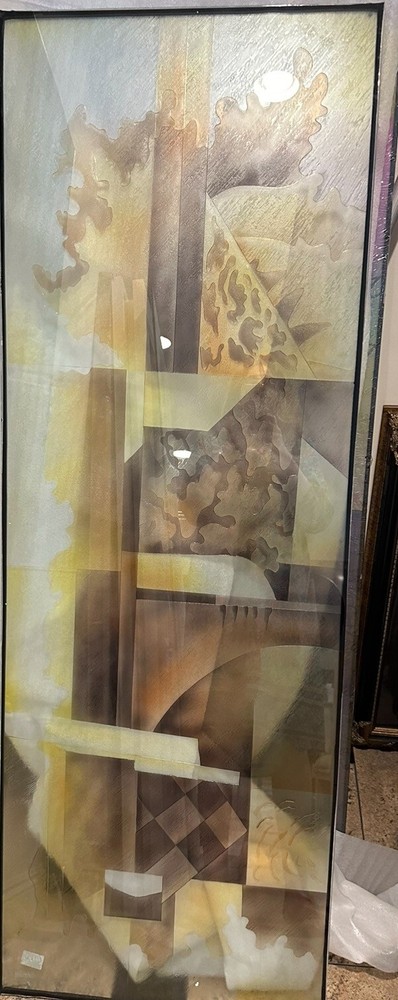 Stained Glass Panel. For Decoration Or Can Frame