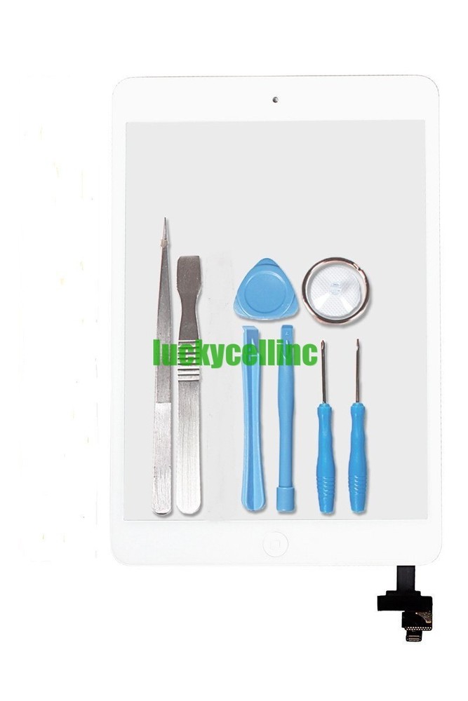Touch Screen Digitizer + IC Connector for iPad Mini 1 & 2 Retina Display + Tools