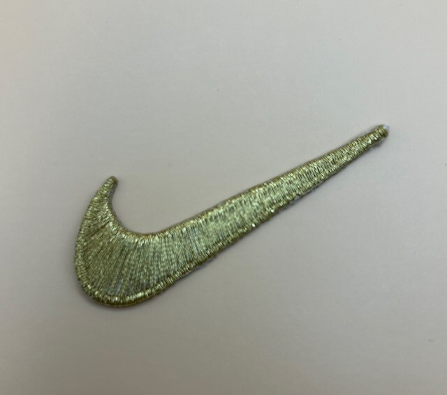 SWOOSH 2.5" Embroidered Iron On Patch. Multiple Variations