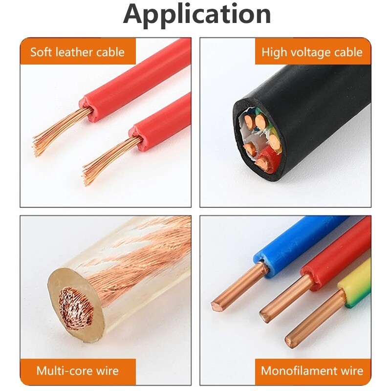 Electric Cable Stripper Portable Manual Wire Stripper Copper Cable Peeling