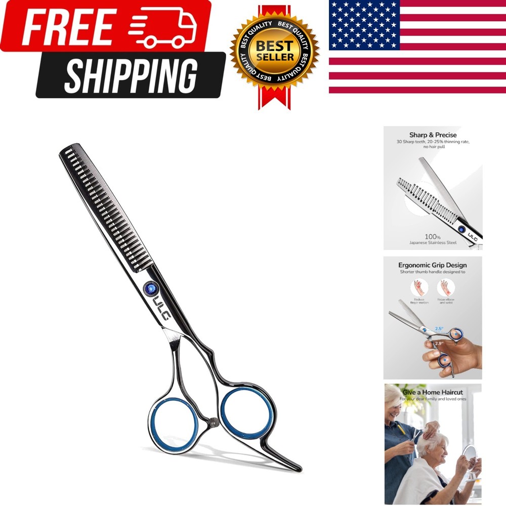 Hair Thinning Scissors Professional Barber’s Texturizing Teeth Shears for Hai...