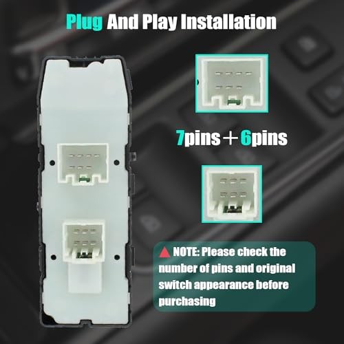 Master Power Window Control Switch for 2011 2012 2013 Chrysler 200