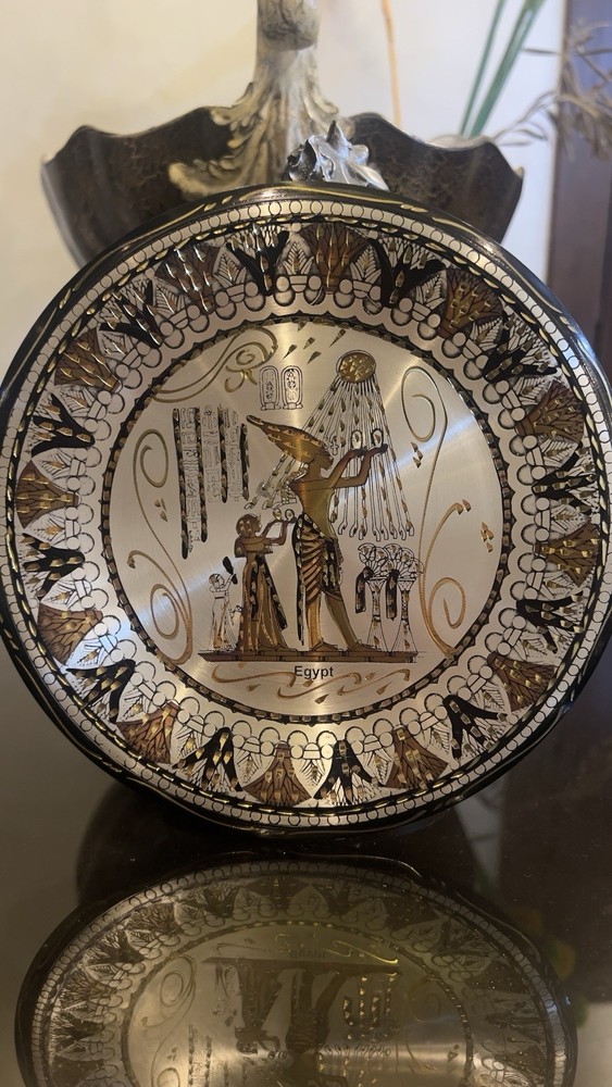 Antique Egyptian Plate Decoration
