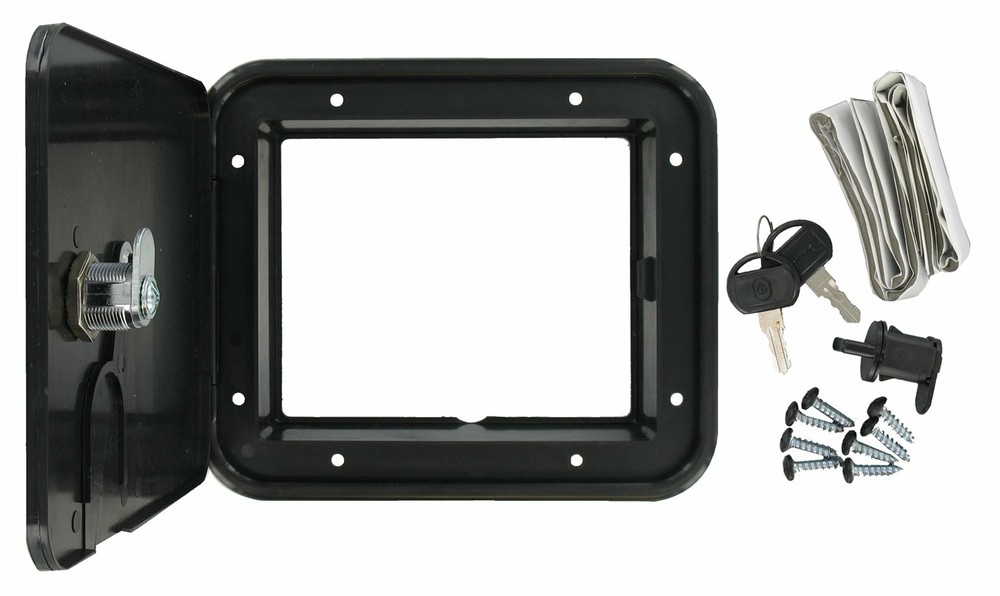 Valterra Black A10-2150BKVP Medium Square Cable Hatch