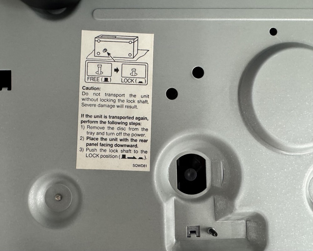 Panasonic SL-PS352 Compact Disc CD Player – Digital Filter – Barely Used WORKS!