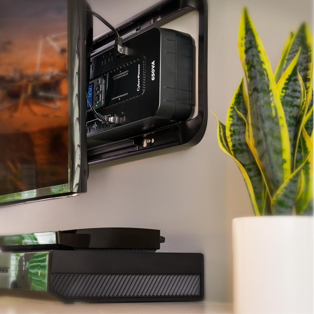 Battery Backup Surge Protector UPS System Compact