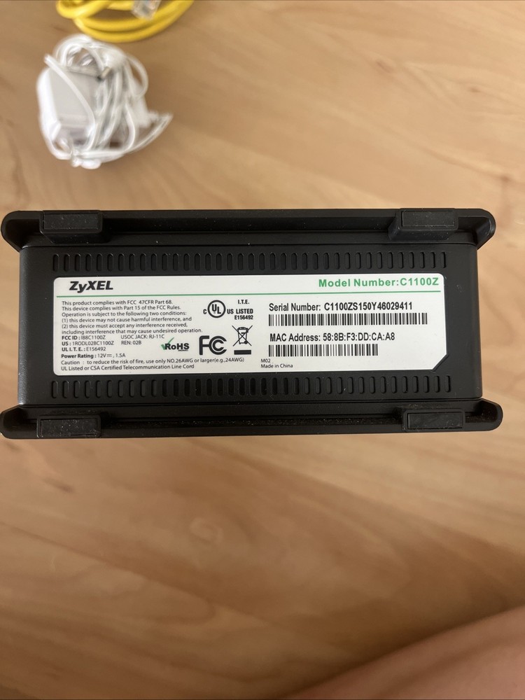 Century Link Modem / Wifi Router & Cables