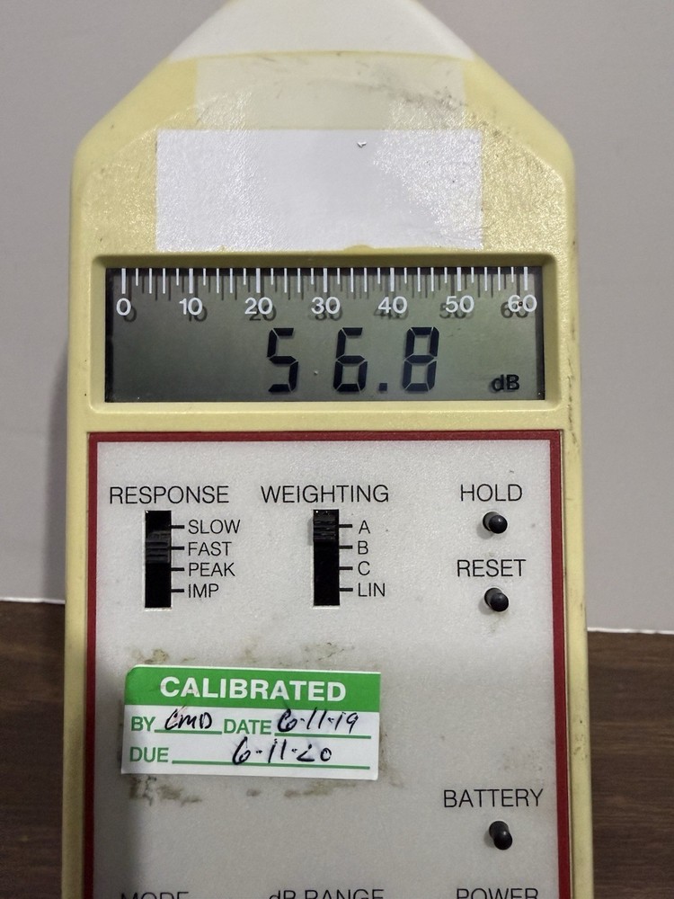 TESTED - Quest Technologies Model 2700 Impulse Sound Level Meter - NO MIC.
