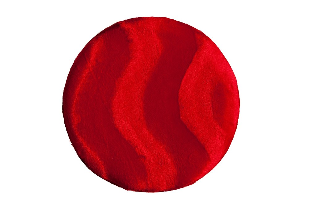 Stone Thrones Drum Seat Cover 'Small Round 12-13' Red