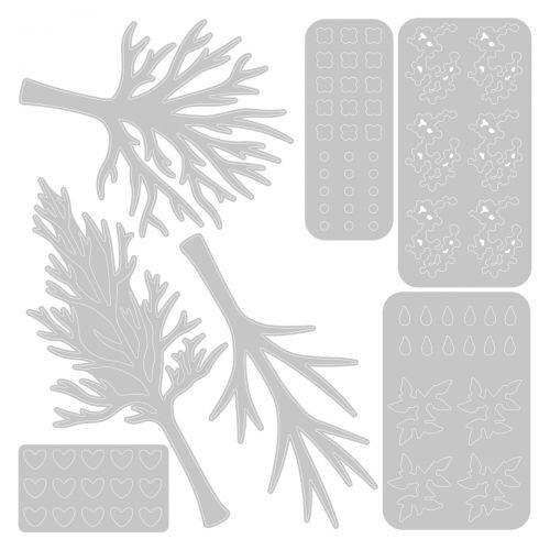 Sizzix "Seasonal Trees" by Jennifer Ogborn Thinlits Dies- 666025 MSRP $25