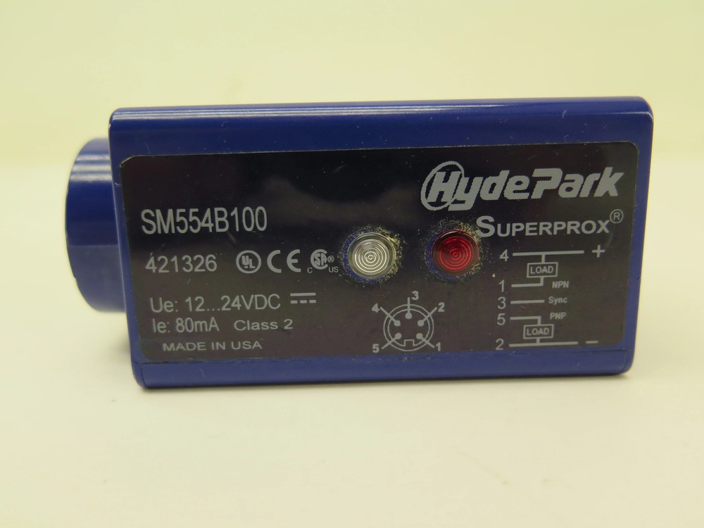 Schneider / HydePark SM554B100 Superprox Proximity Sensor 12-24Vdc