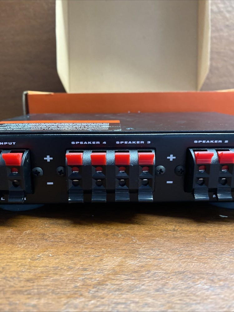 MODERNO ~ 4 - ZONE SPEAKER SELECTOR SWITCH ~ MODEL # MS-4