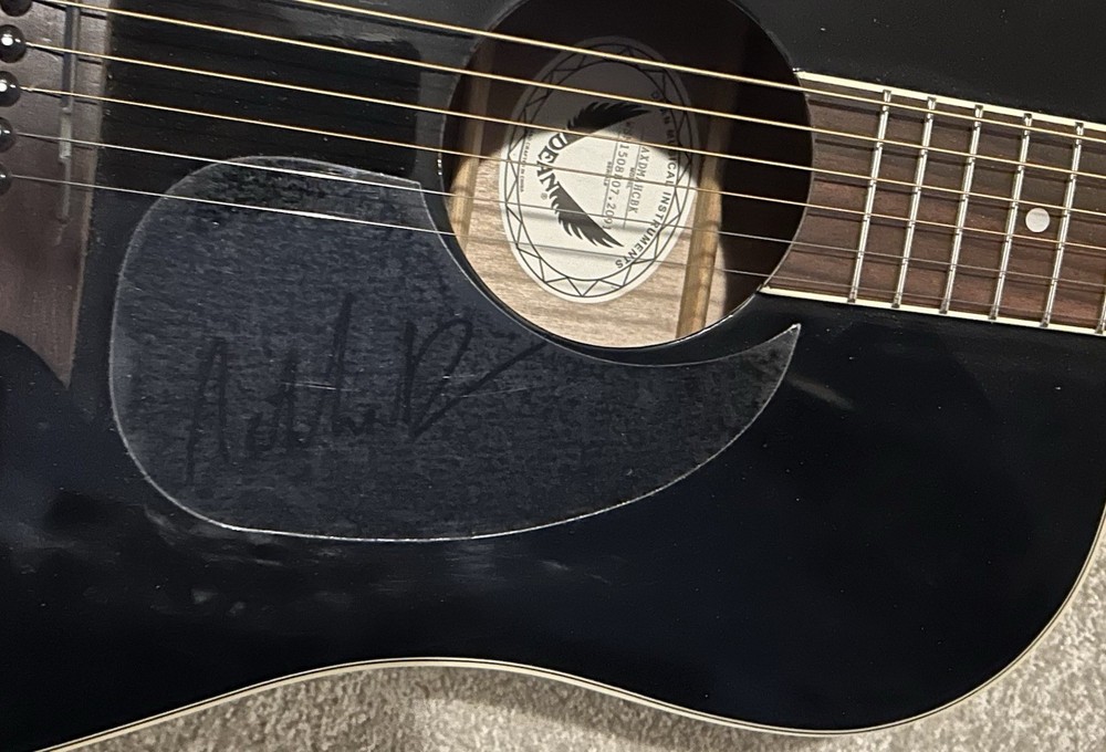 Nathaniel Rateliff Signed Guitar Autographed