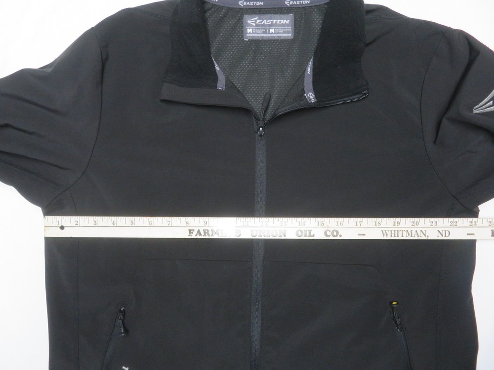 Easton Medium Jacket Black Full Zip Collar Zip Pockets