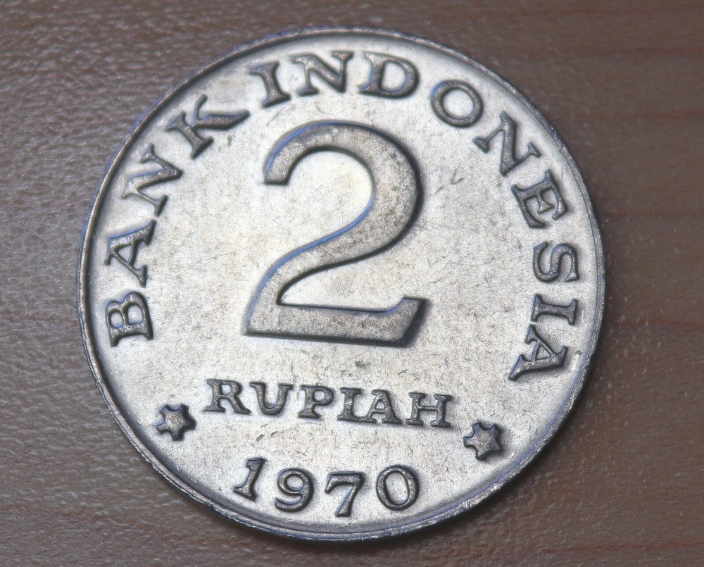 1970 Indonesia 2 Rupiah