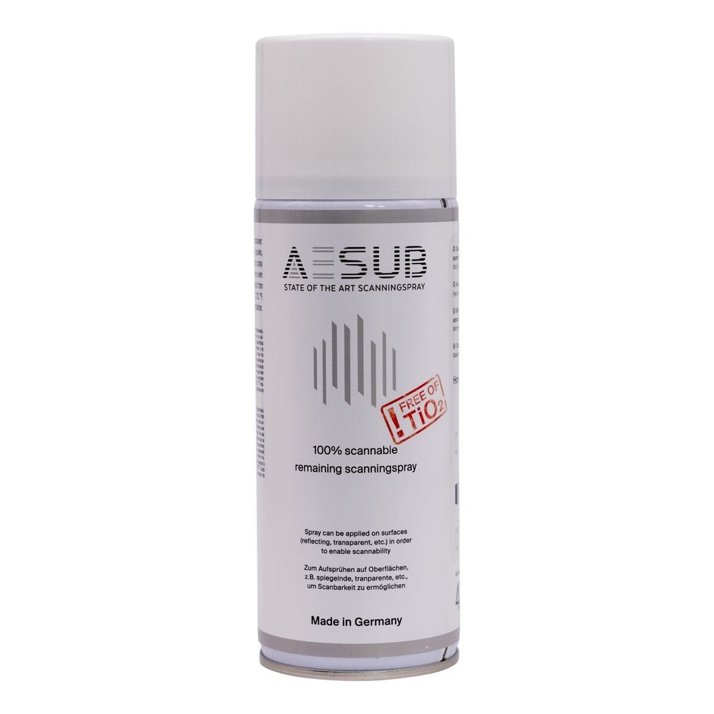 AESUB 3D Scanning spray WHITE - 6 Cans By Rapid Scan 3D