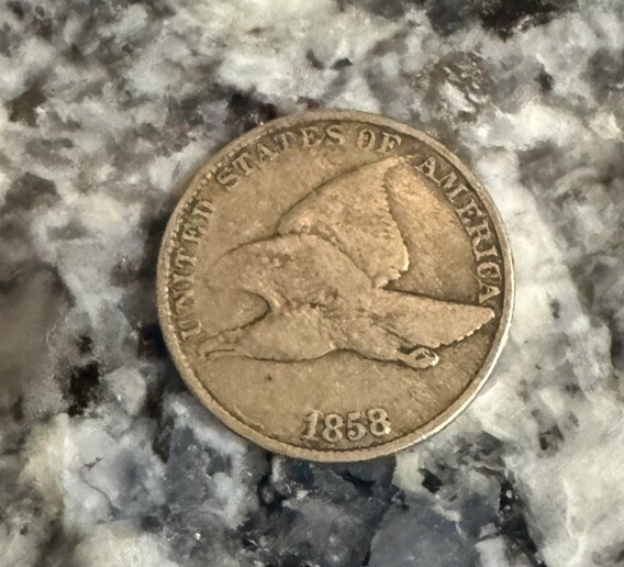 1858 Flying Eagle Cent - Small Letters - #9