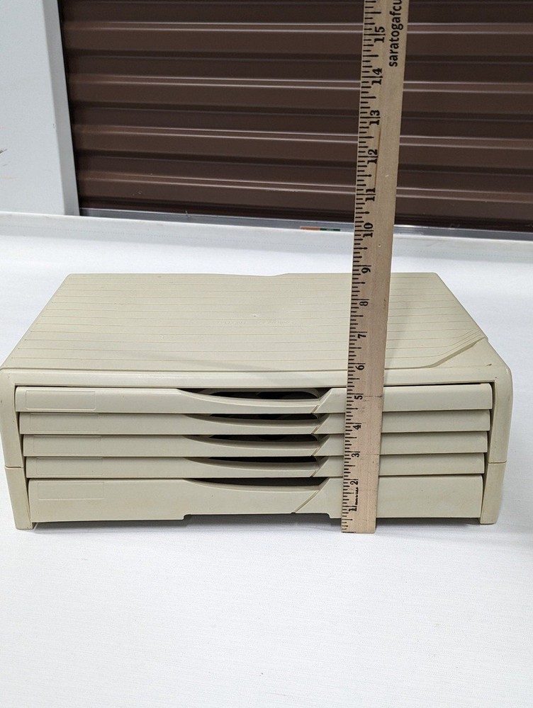 Vintage Beige Filing Tray