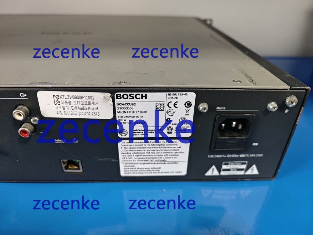 1PCS Used BOSCH DCN-CCUB2 host by Fedex or DHL