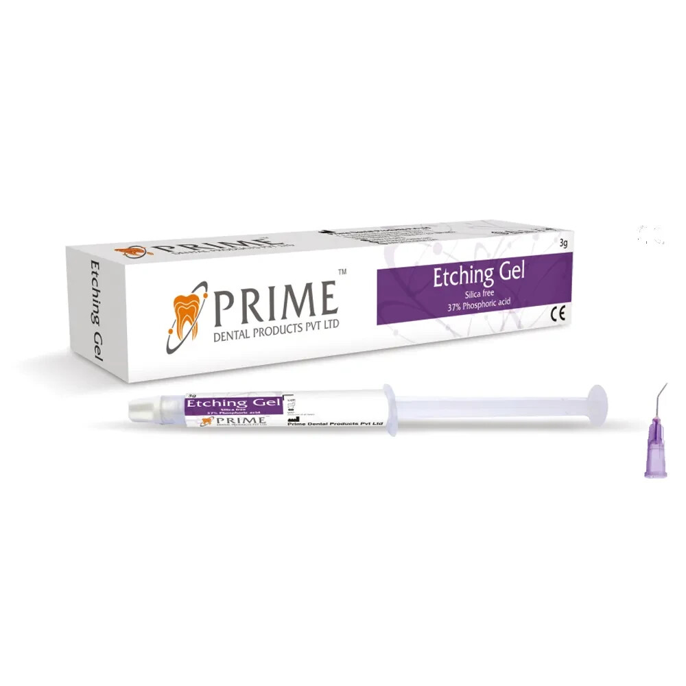 Prime-Dent Dental 37% Dental Etching Etchant Etch Gel 3g