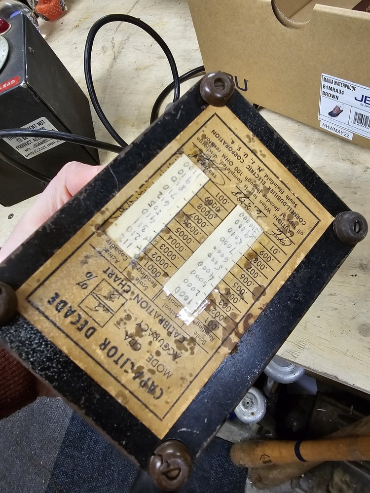 Vintage Cornell-Dubilier Decade Capacitor Model CDA 5