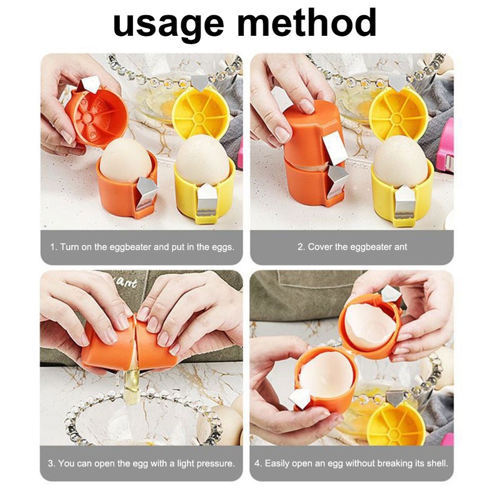 3-in-1 Egg & Separator Tool-Portable Handheld Egg Shell Opener For Kitchen
