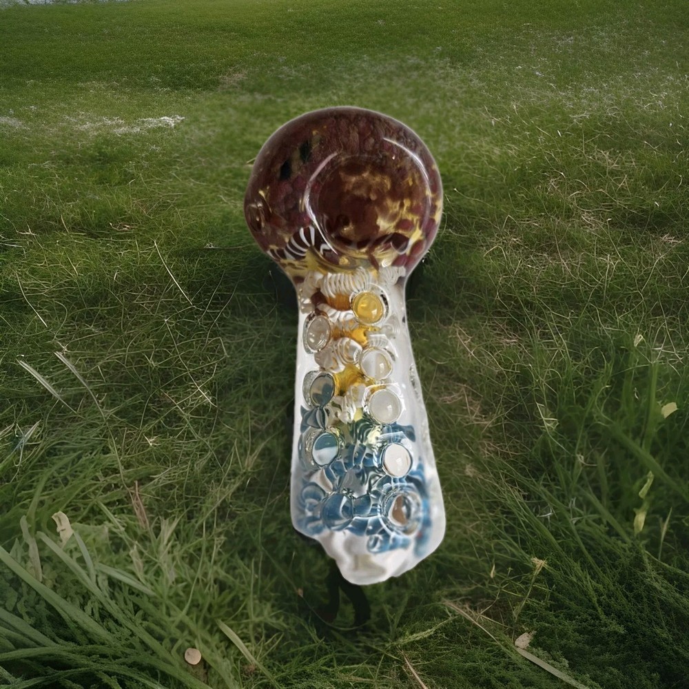 4”Thick Glass Tobacco Smoking Pipe