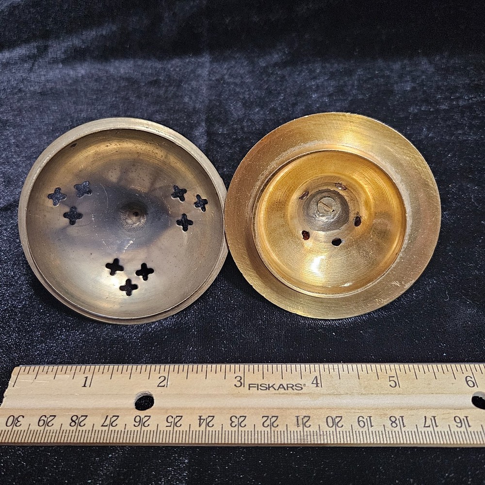 Vintage Misc Incense Brass Lids