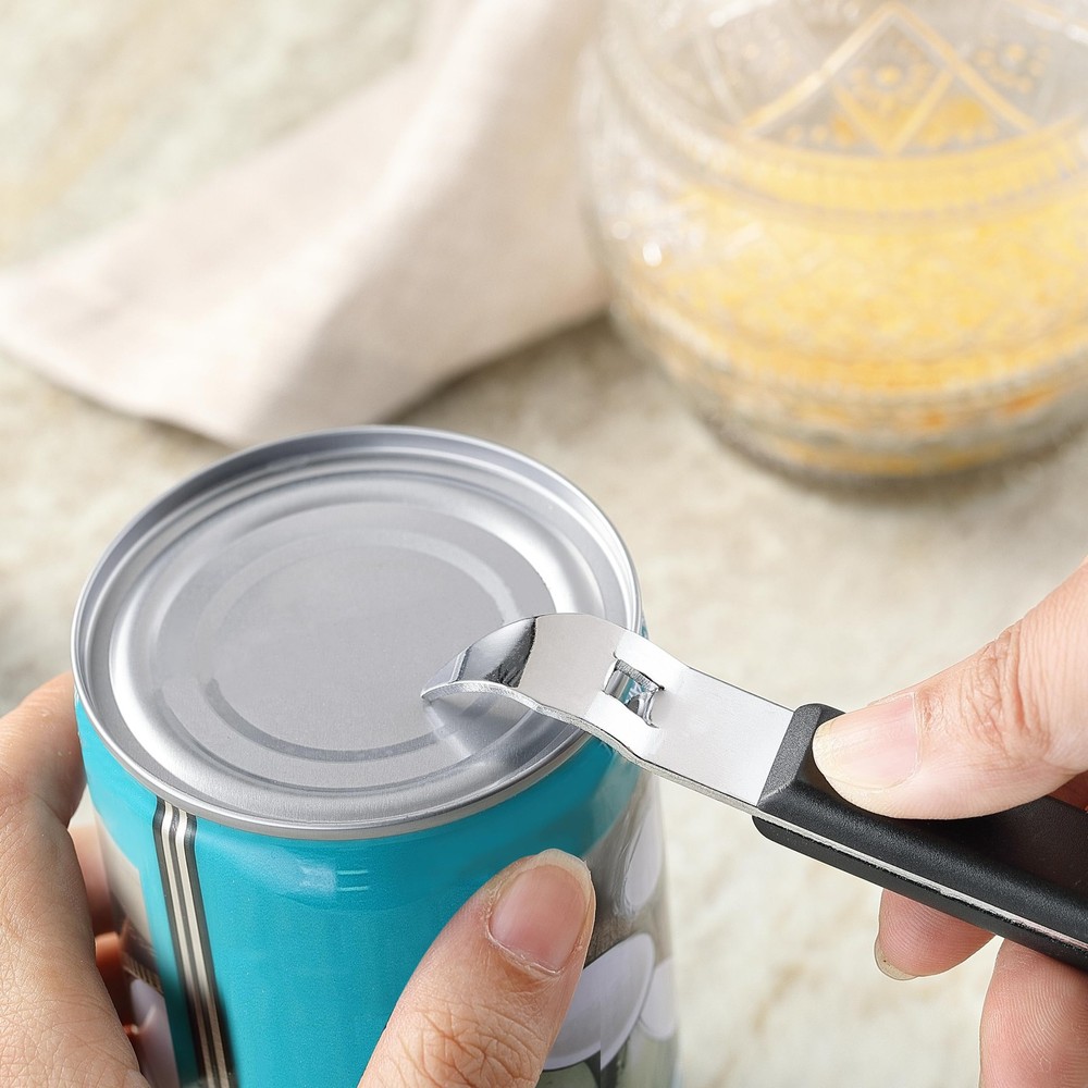 2 Pack Manual Handheld Bottle and Can Openers with Nonslip Handle for Beverages.