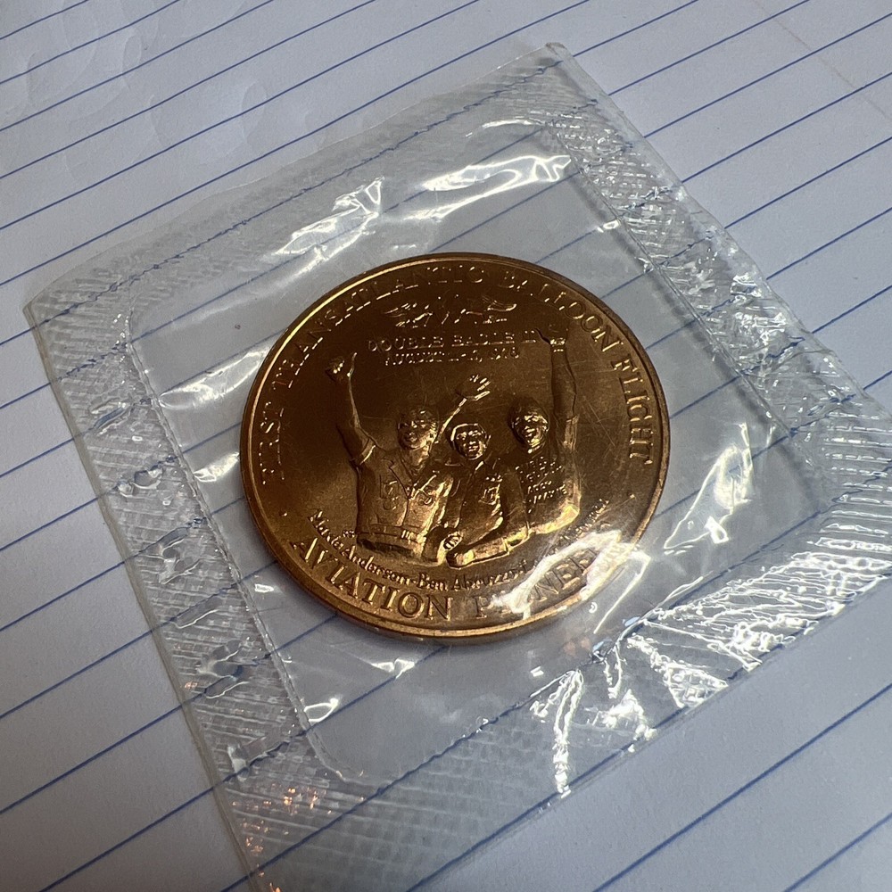 Collectible Coin - 1978 FIRST TRANSATLANTIC BALLOON FLIGHT