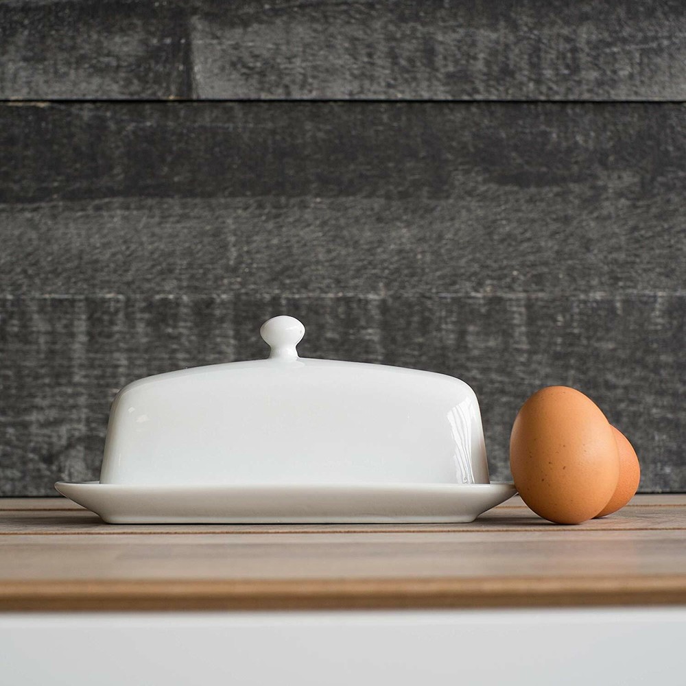 Now Designs Butter Dish, White (5037001)