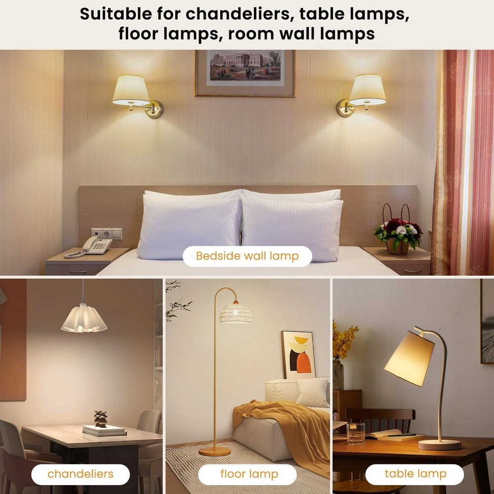 2Packs E26 Rechargeable Light Bulbs with Remote Control Timer and 700LM