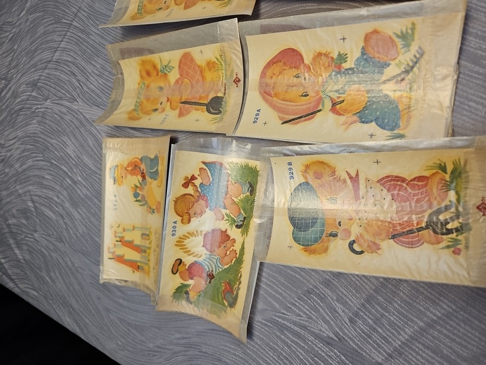 9 vtg duro Decorative Transfers #13