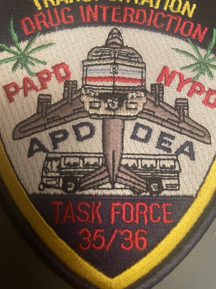 New York Transportation Drug Interdiction Task Force Patch