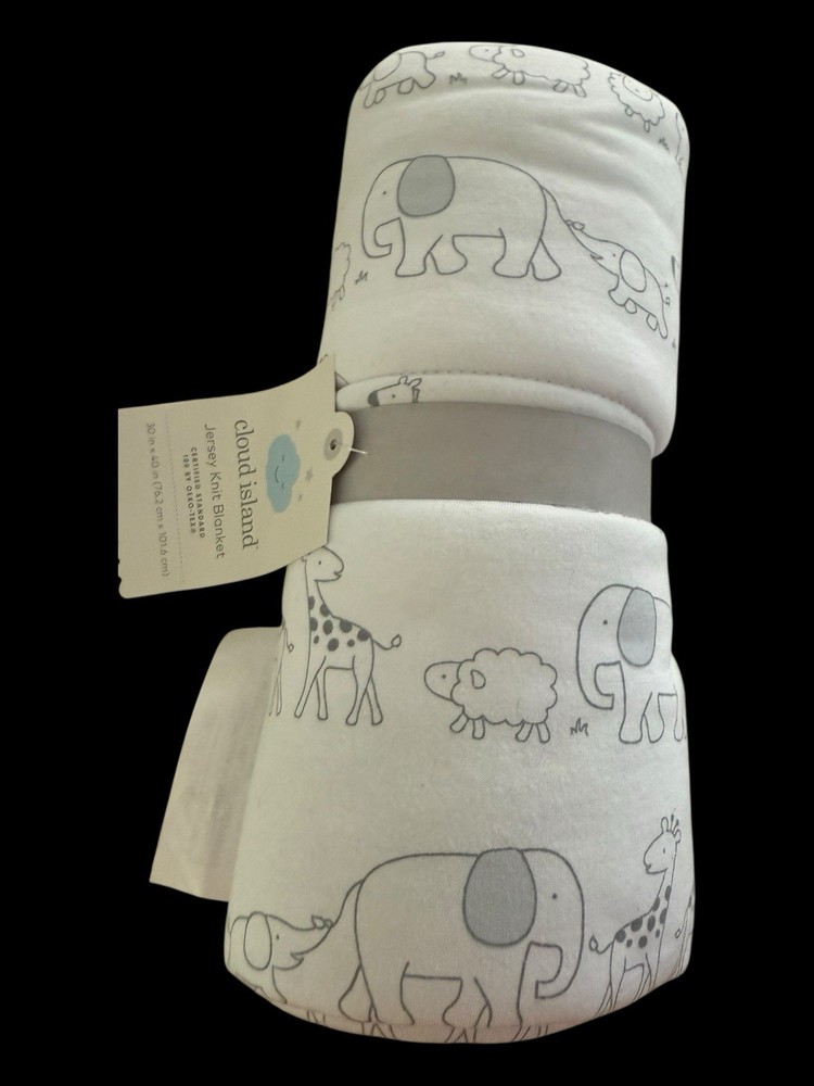 Cloud Island Jersey Blanket