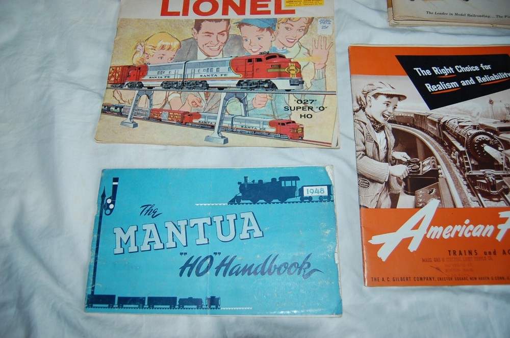 7 Vintage 1950 s 60 s Train Catalogs