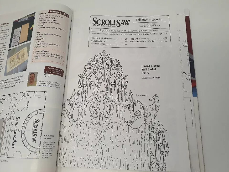 Scrollsaw Magazine Fall 2007 Custom Puzzles Woodworking Craft Pull Out Patterns