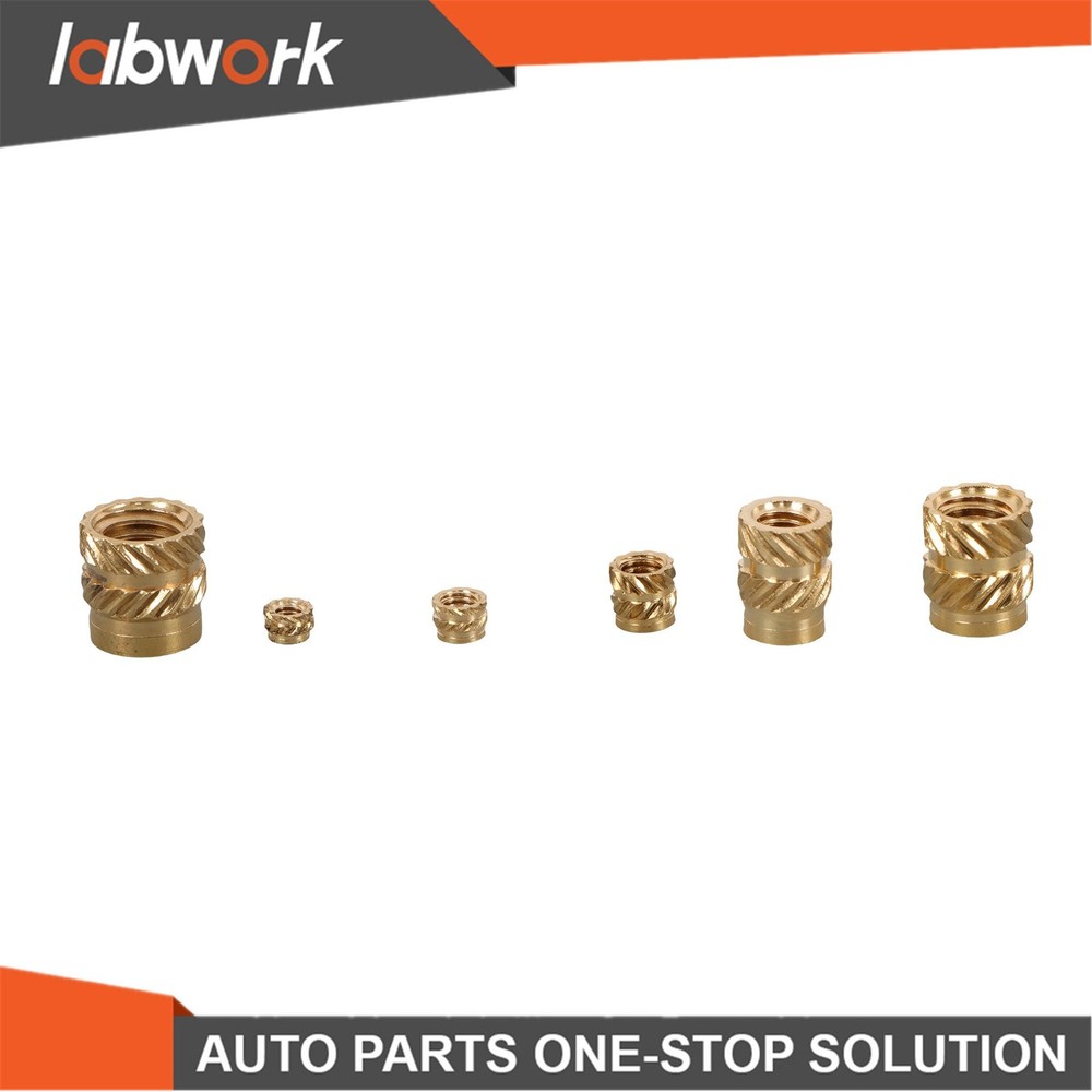Labwork 350Pcs Threaded Inserts M2-M6 Female Thread Metric Knurled Nuts