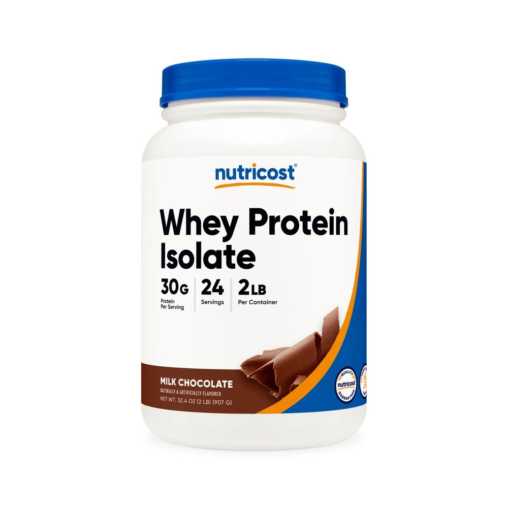 Nutricost Whey Protein Isolate Powder/2LBS/30g/25serv