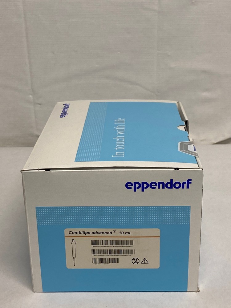 (100) EPPENDORF Combitips Advanced 10mL Graduated Plastic Pipet Tips 0030089464